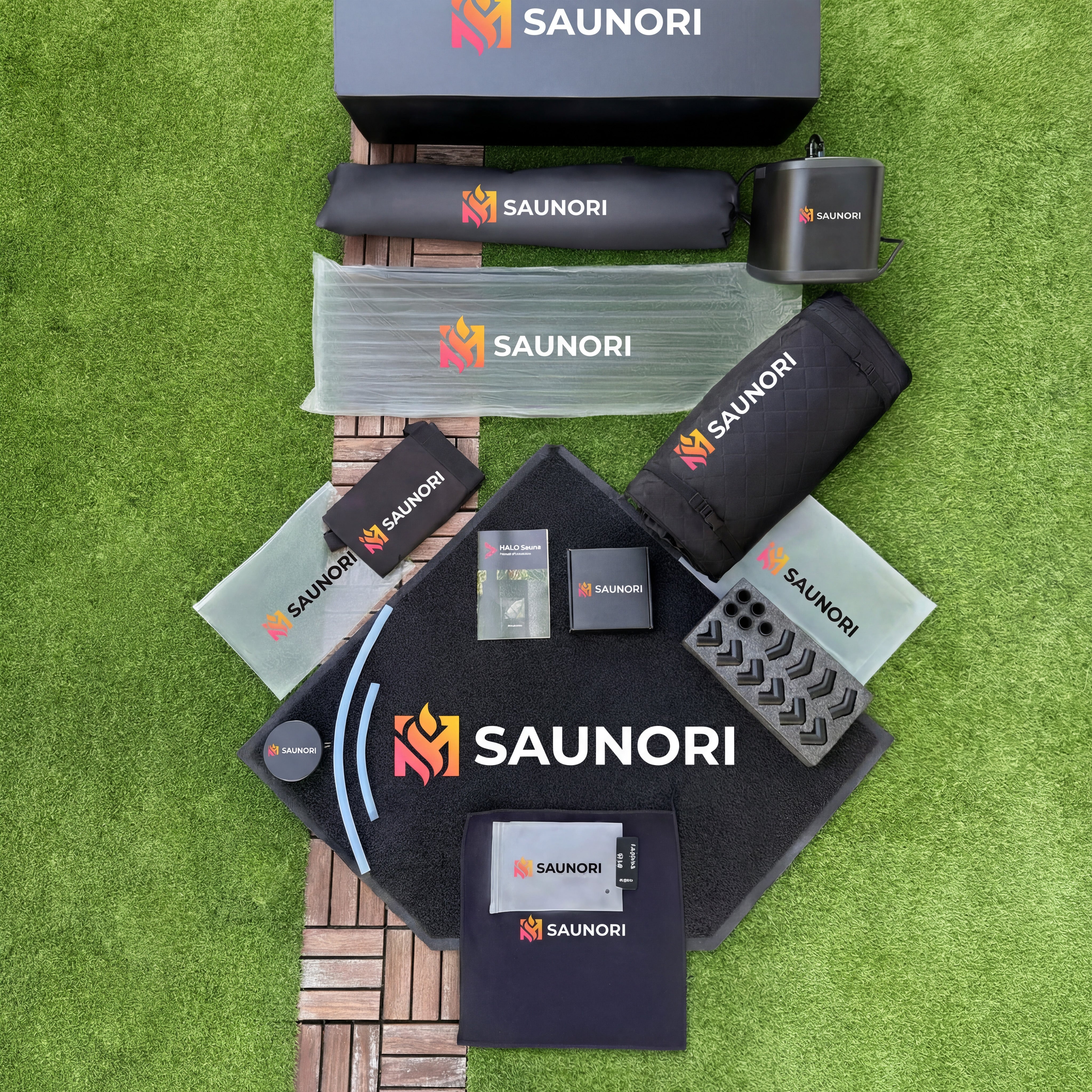 Saunori- Sauna led rouge